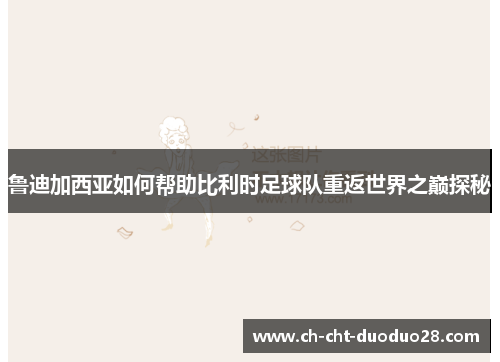 鲁迪加西亚如何帮助比利时足球队重返世界之巅探秘 鲁迪加西亚如何帮助比利时足球队重返世界之巅探秘